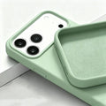 Phone Case - Original Liquid Silicone Soft Phone Case for iPhone 18 17 16 15 14 13 Pro Max Candy Color Shockproof Cover Funda