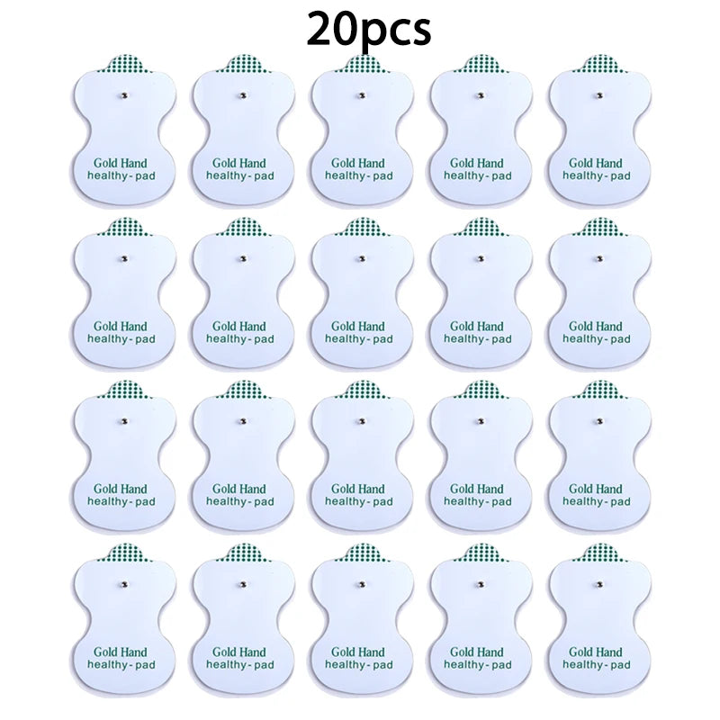 10/20pcs Electrode Pads Conductive Gel Pad Body Acupuncture for TENS Massager Unit Body Replacement Patch Massage Accessories