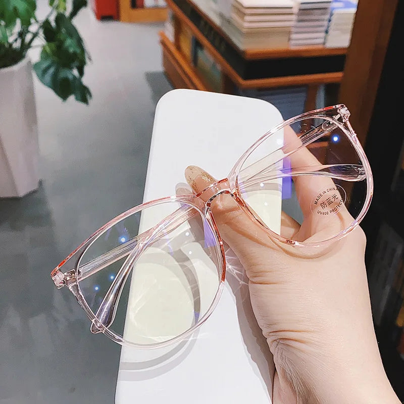 1PC 2025 New Classic Retro Glasses Fashion Internet Celebrity Plain Reading Glasses