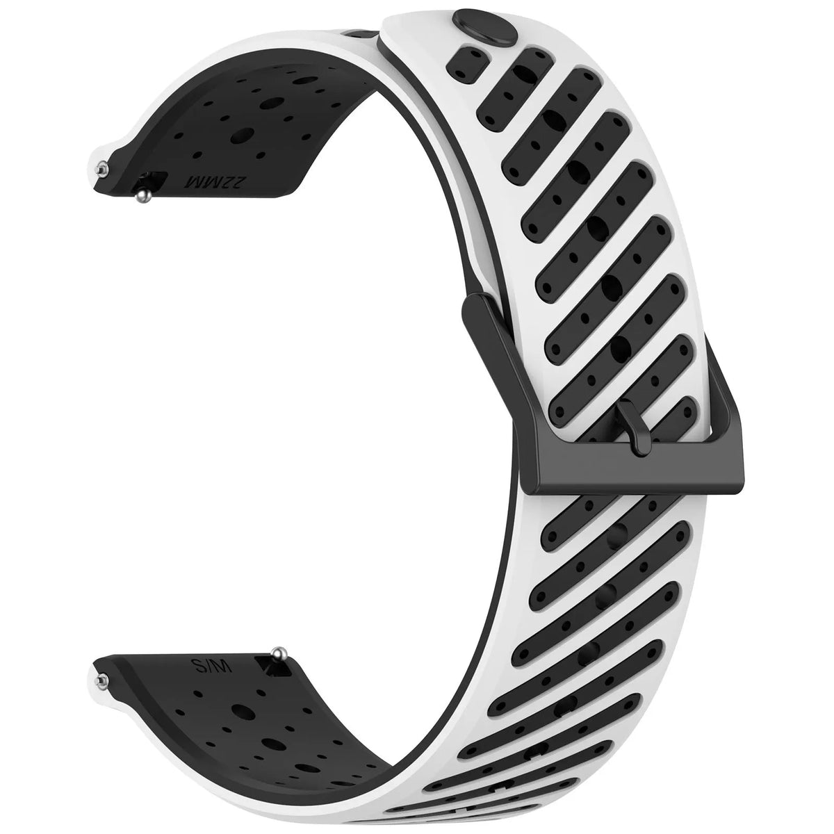 Durable Textured Silicone Strap with Ventilation Holes for Xiaomi 22MM Watches