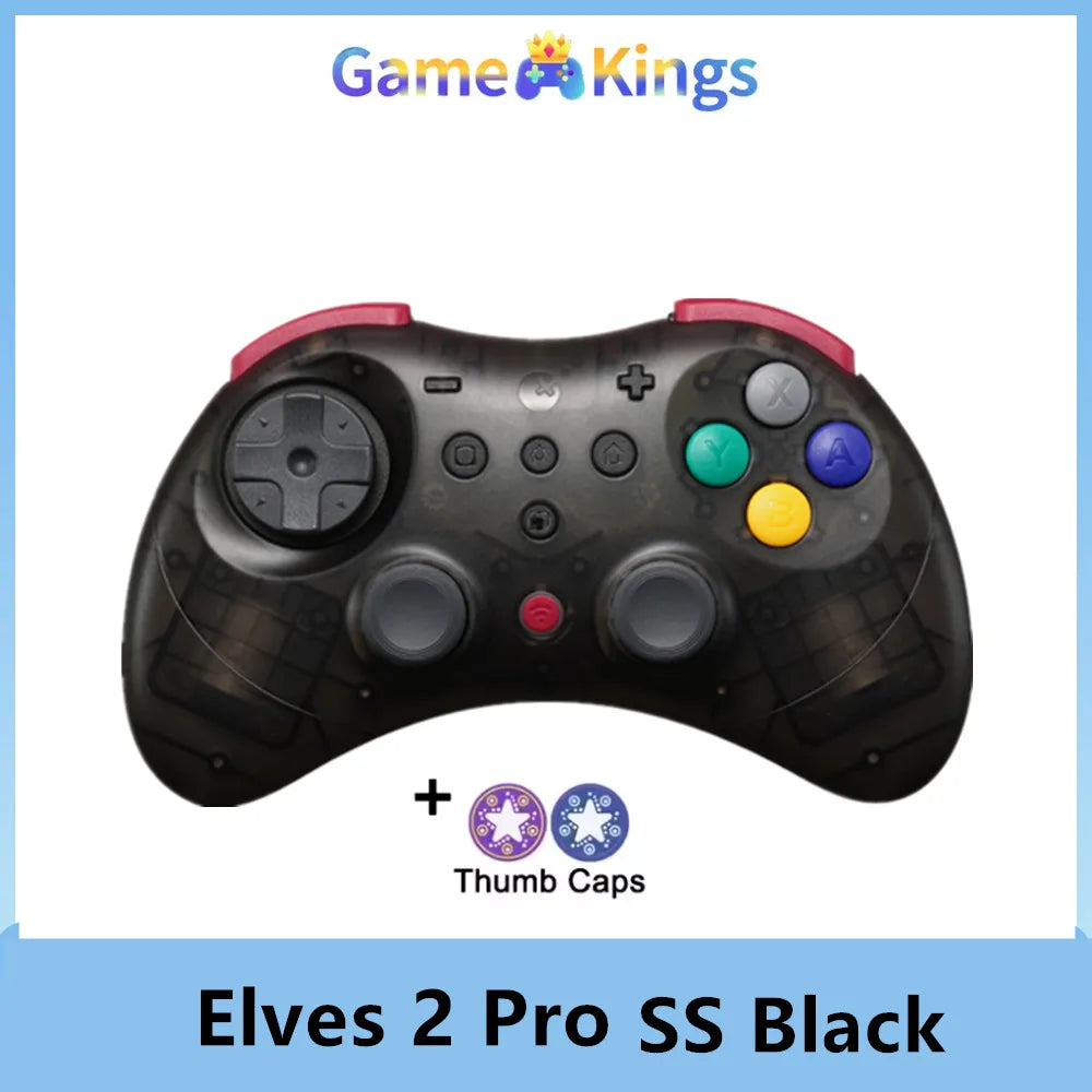 GuliKit Elves 2 Pro Wireless Gaming Controller for Switch 2,Windows,iOS & Android, Hall Effect Joysticks,1000Hz Polling Rate