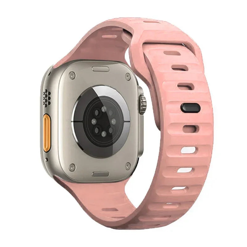 Silicone Strap for Apple Watch Band series 10 42mm 46mm 9 8 7 41 45mm ultra2 49mm 44 40 38 42mm Correa Band for Iwatch 6 SE 5 4