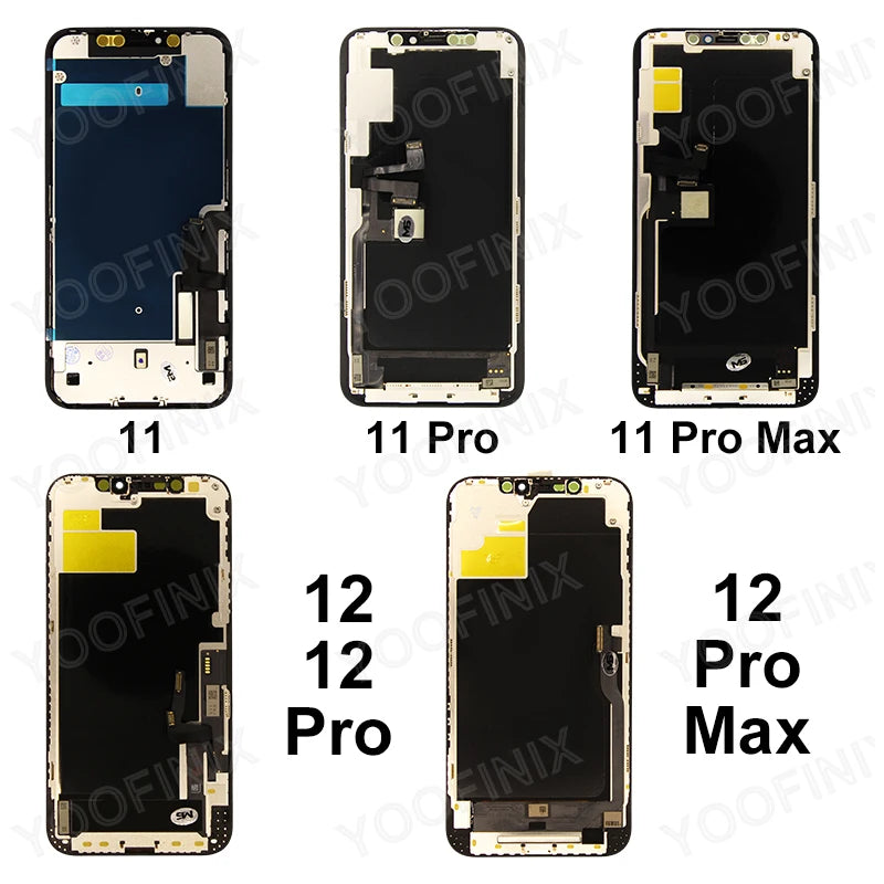 OLED For iPhone X XR LCD XS MAX Display Touch Screen For iPhone 11 Pro Max Display 12 Pro 13 Pro 12Mini 14 15  LCD Replace Parts