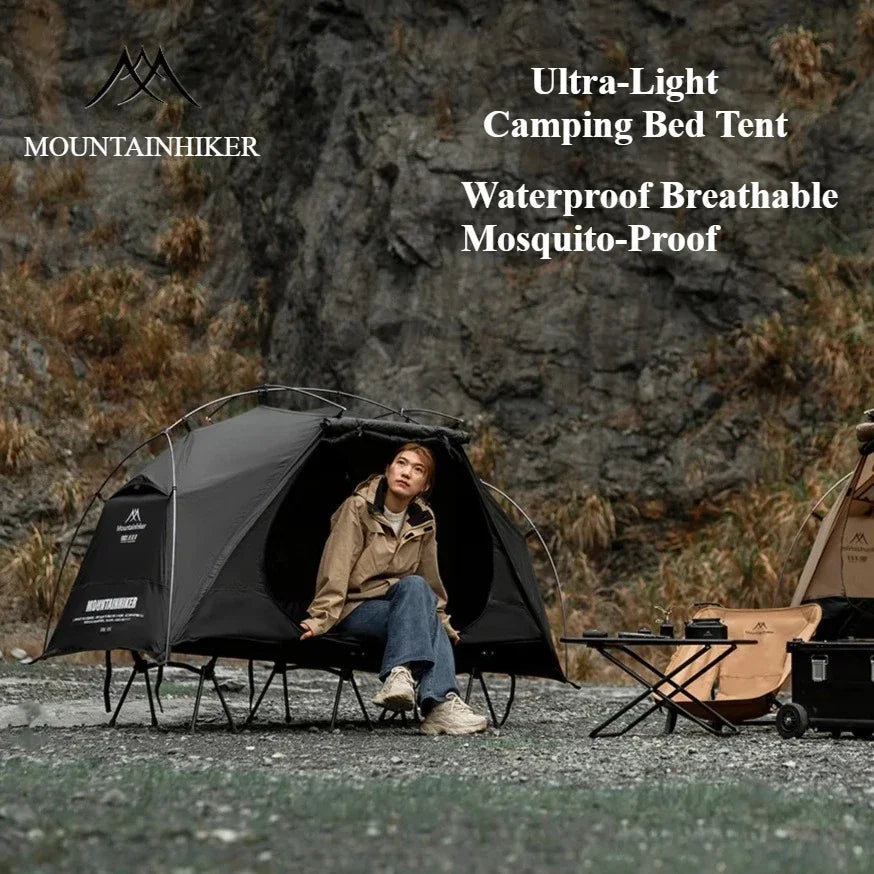 Mountainhiker Camping Bed Tent Ultra-Light with Independent Inner Tent,Waterproof Breathable Mosquito-Proof Outdoor Tent Shelter