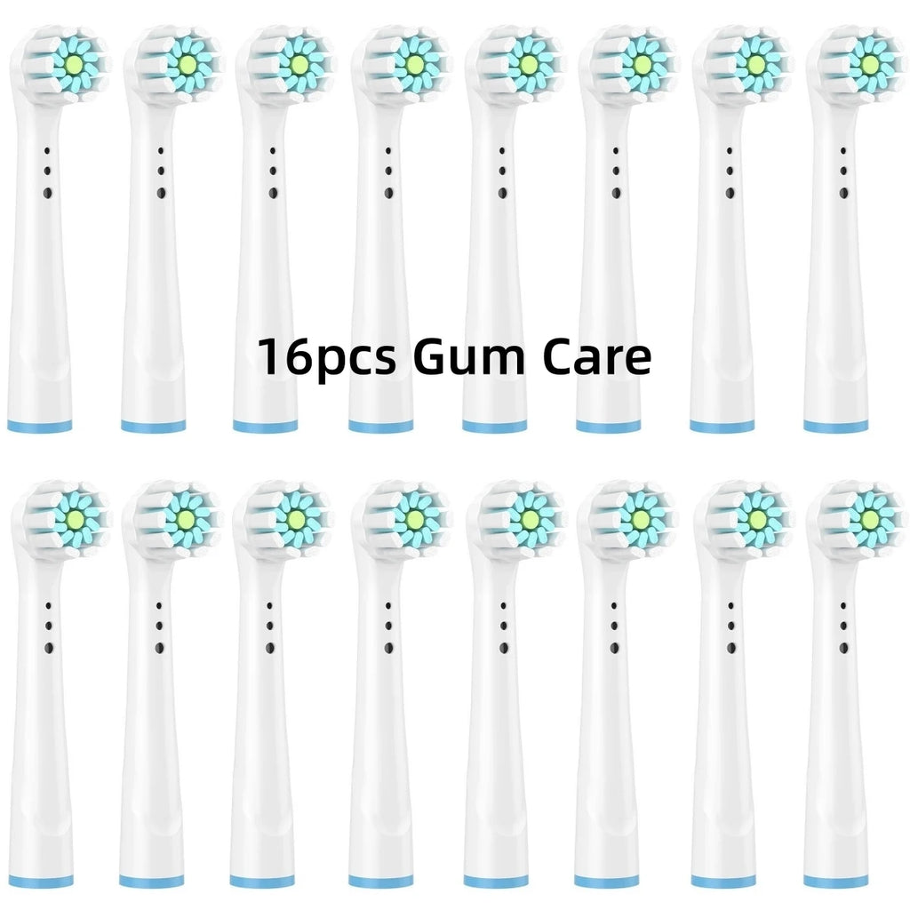 16/20PCS Brush Head nozzles for Oral B Electric Toothbrush Replacement Head Refill Sensitive Floss Cross Action (Not for iO)