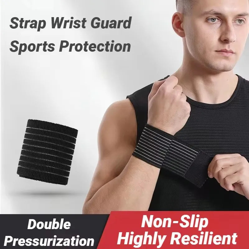 Hand Sport Wristband Adjustable Elastic Bandage Gym Support Wrist Brace Wrap Carpal Tunnel Sports Fitness Bracers Strap Stretchy