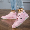 Women's Boots Lace Up Flat with Basic Ankle Boots Fashion Short Boots Waterproof Female Walking Shoes 2024 Luxury Footwear