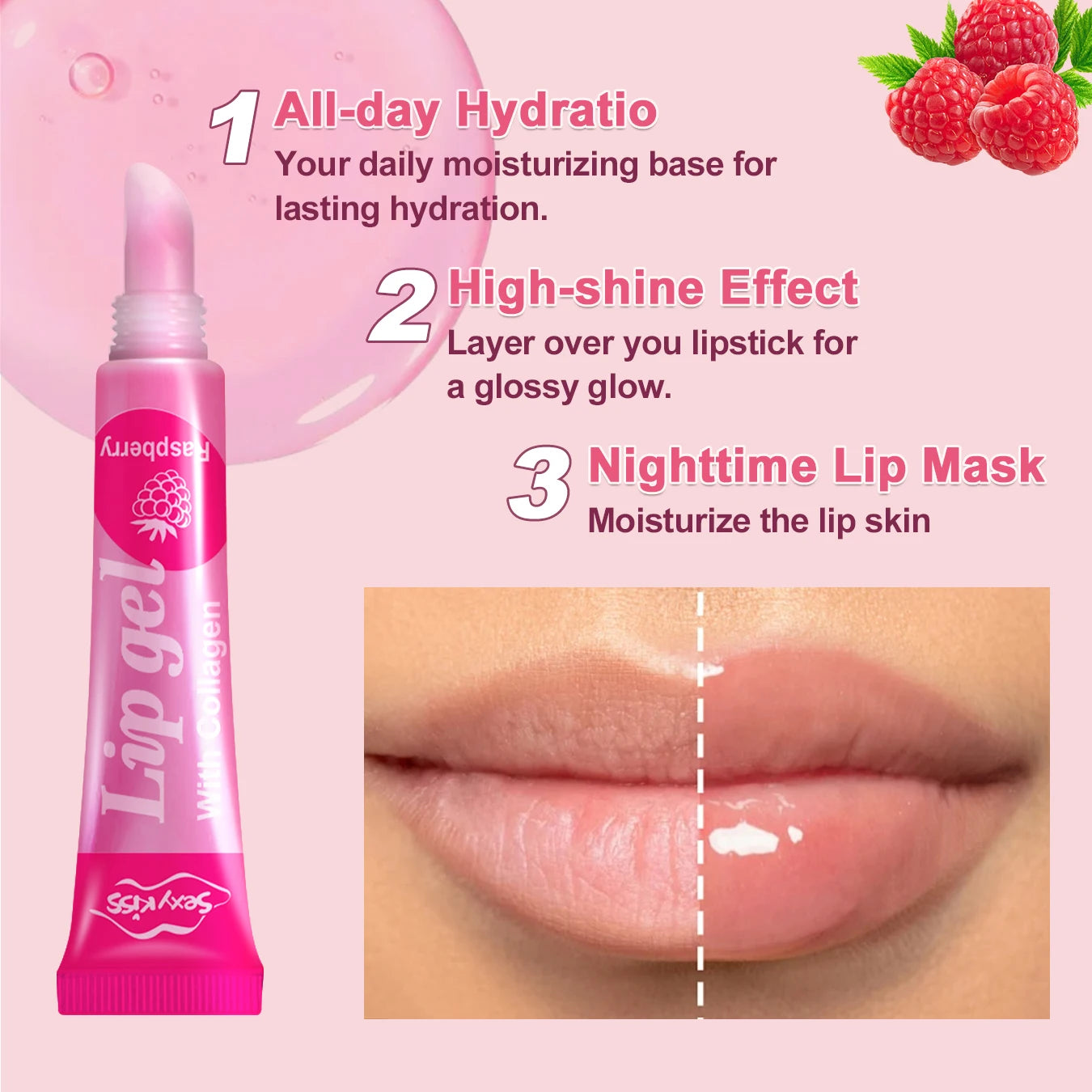 24PCS Luxury Gift Set Lip Balm Jelly Set Hydrating and Glossy for Dry Lips Valentine's Day Gifts Perfect Present for