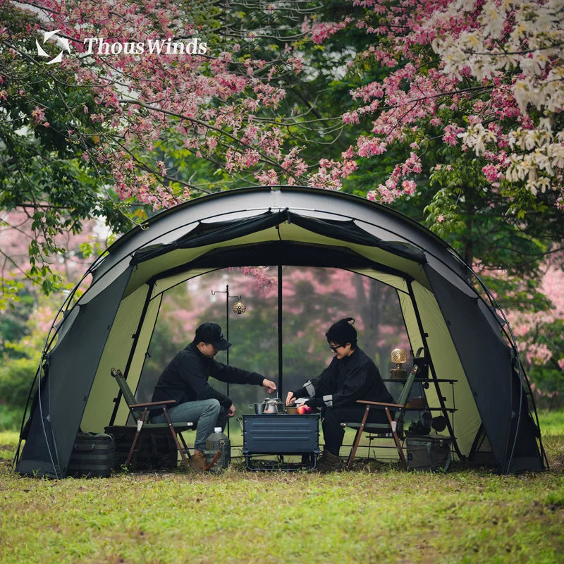 Thous Winds CNC Family Camping Tent Accessories Outdoor Camp Tent 20D Ripstop Nylon Both Side Silicon Lightweight Tents