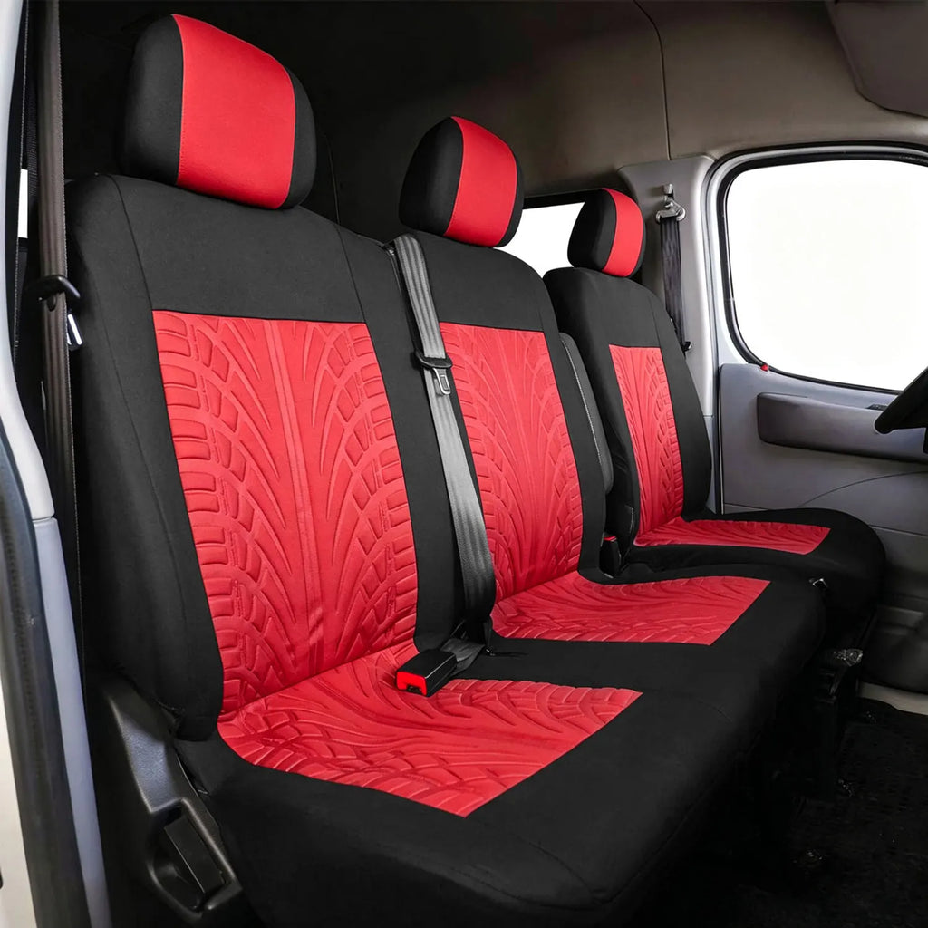 Universal Polyester Fabric Car Seat Covers for Transporter Van Truck - Protector Universal Fit Car Seat Covers