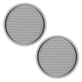 2Pcs Car Bling Rhinestone Cup Holder Drink Pad Interior Decoration Anti-slip Mat Round Durable Coaster Heat Resi Car Accessories