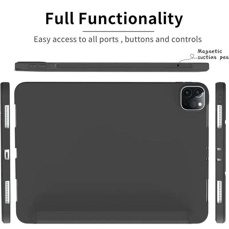 For Redmi Pad 2 9.7 pro 12.1 SE 11 10.6 8.7 Case Xiaomi Pad 5 6 7 8 Pro 11 11.2 K pad Auto Wake up Sleep Cover Support Charging