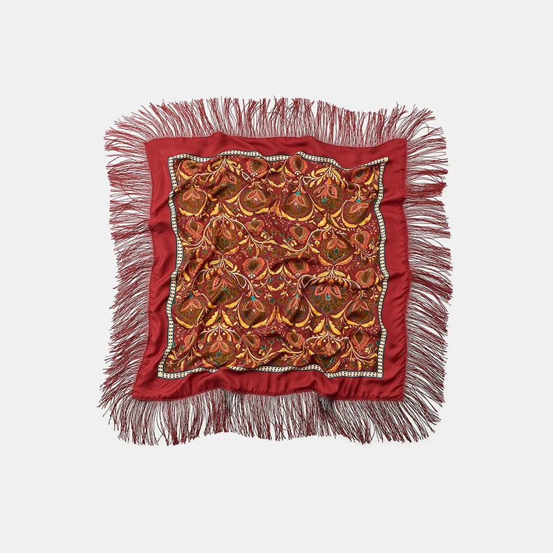 Women Vintage Paisley Printed Scarf Autumn Winter Soft Warm Long Shawl 2026 Fashion Casual Daily Outdoor Chic Neck Wrap Scarves