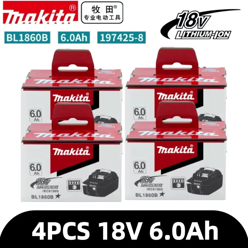 Genuine Makita 18V Battery,For Makita BL1830B BL1850B BL1850 BL1840 BL1860 BL1815 Replacement Lithium 18v Battery