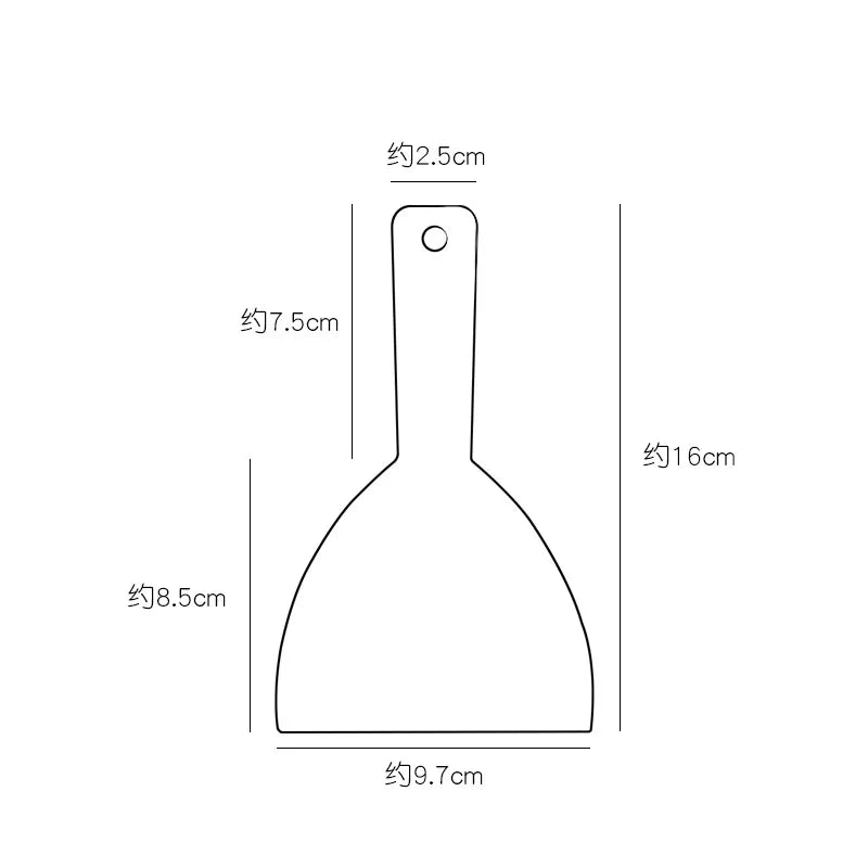 Cake Knife Plastic Scraper Butter Dough Cutter DIY Baking Kitchen Tools Soft-Scratch Boards Chocolate Shovel Tri-Angle