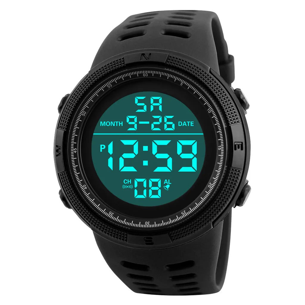 Digital Men Watch Military Sports Wristwatch Multifunction Waterproof Sport Watches Kids Student Electronic Watch for Men Gifts