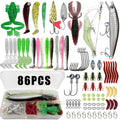 86/88/136/149/366pcs Fishing Lure Kit For Trout/Pike/Bass Multi-Lure Fishing Set Layered Tackle Pro Gear Tackle Box