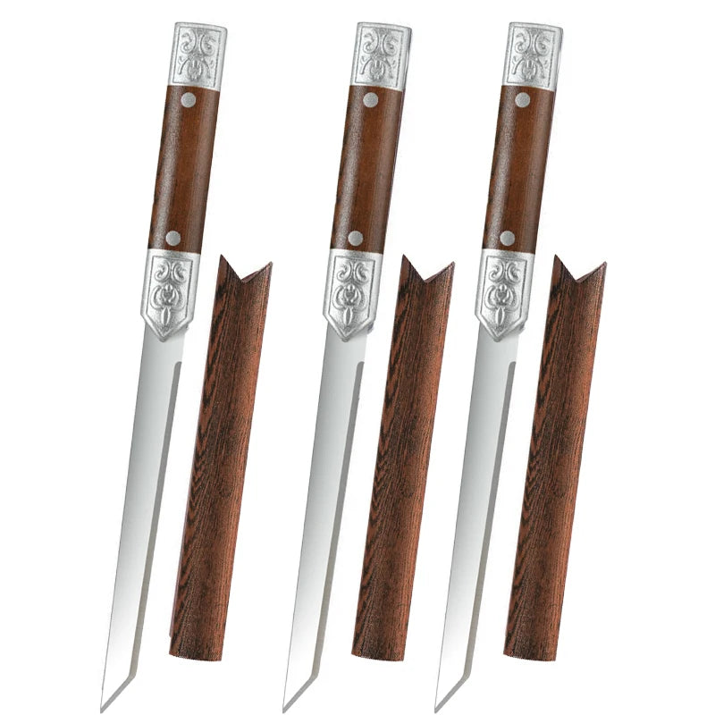 1/2/3-piece Meat Cutting Knife Set -M390 Stainless Steel 62HRC Ultra-sharp Blades Suitable For Cutting Fruits And Butchers Knife
