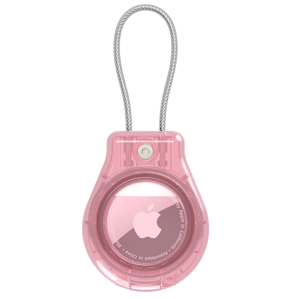 Waterproof Cover for Apple AirTag Keychain Holder with Wire Cable Anti-Lost Tracker Accessories for Luggage Backpack Airtag Case