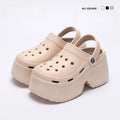 2025 Chunky Platform Clogs Shoes for Women Thick Bottom Non Slip Beach Sandals Woman Summer Fashion Wedges EVA Sandals Slippers