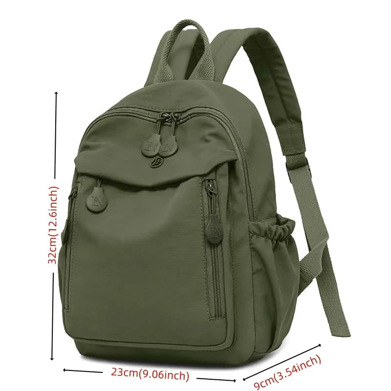 Women Multi-Color Lightweight Casual Backpack Trendy Daypack Shoulder Bag Schoolbag for Everyday Commute Travel Essential Purse