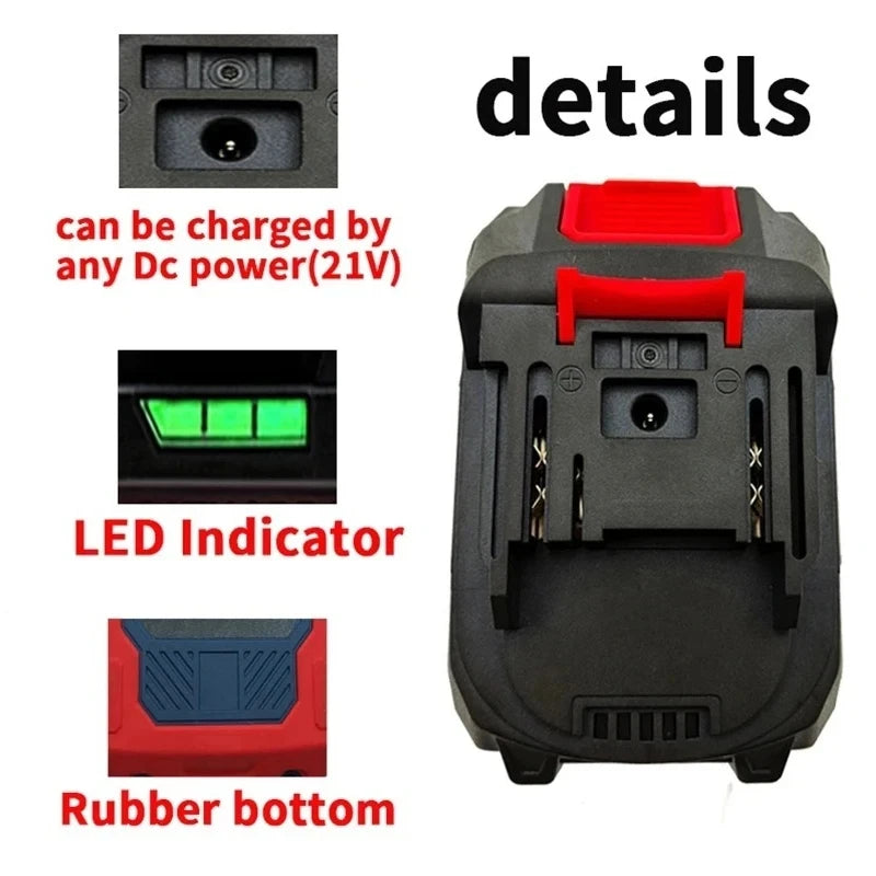 18V 21V 6.0 9.0 12.0Ah Rechargeable Lithium Battery For Makita 18v Power Tools Cordless Wrench Saw Drill Grinder Screwdriver .