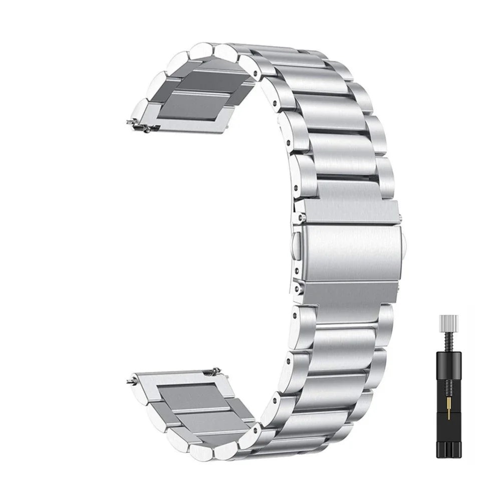 20mm 22mm Metal Strap for Huawei Watch GT/2/3/4/GT5/GT6 Pro 46mm Stainless Steel Wristband for Samsung Galaxy Watch 5/6/7 Strap