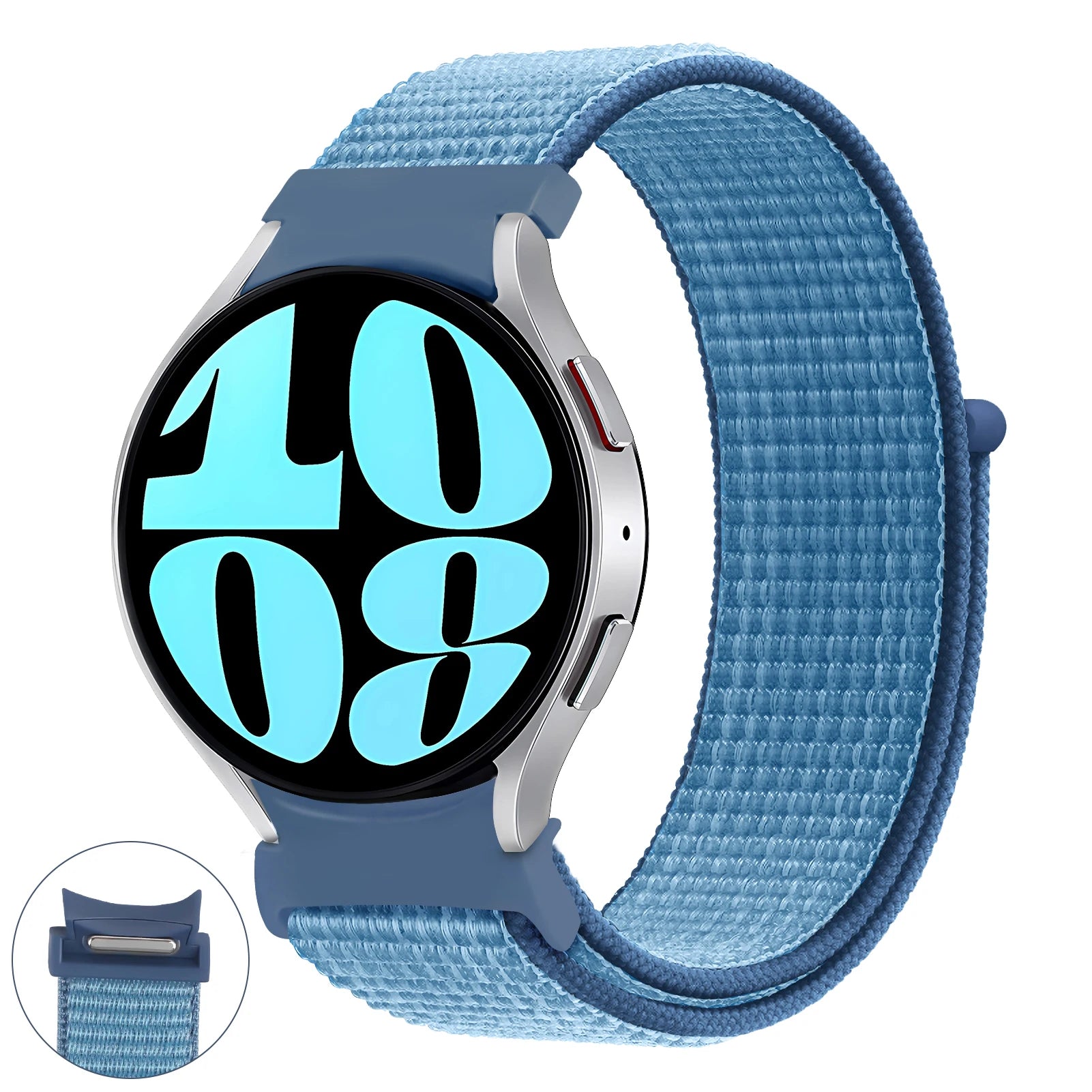 No gaps nylon Band For Samsung Galaxy Watch 6 4 Classic 5 pro 44mm 40mm 47mm 43mm 20mm Sport loop bracelet Galaxy Watch 6 Strap