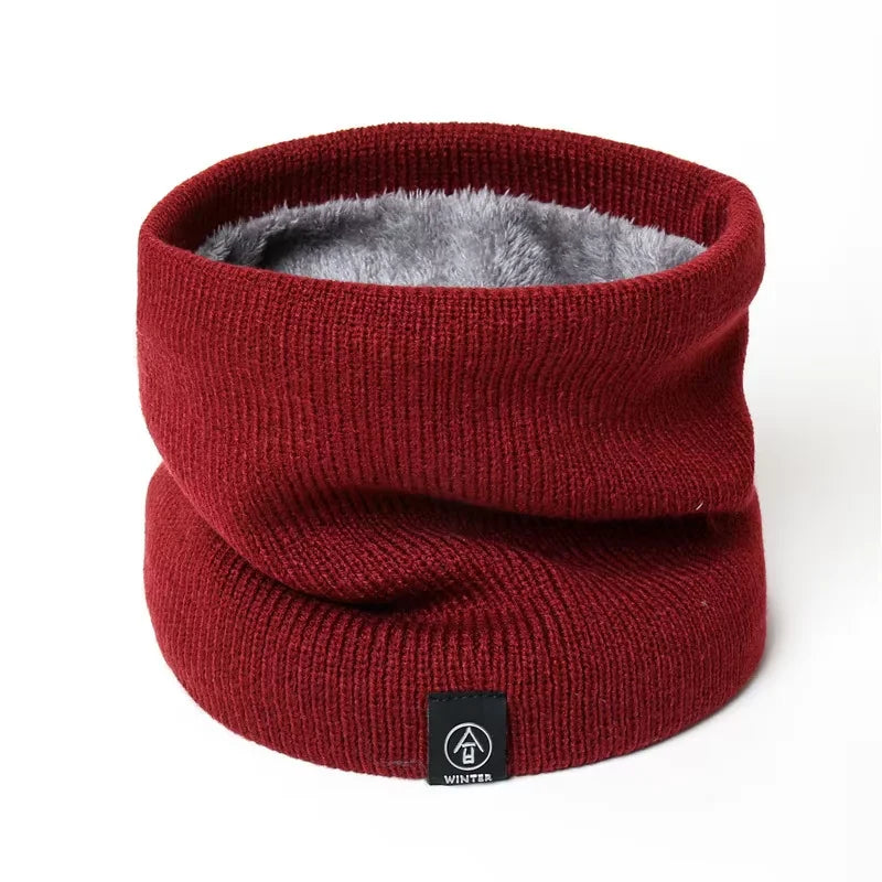 Fashion Soft Knitted Neck Warmer Sport Scarf Women Men Face Cover Winter Skating Running Warm Scarves Thick Cold-proof Collar