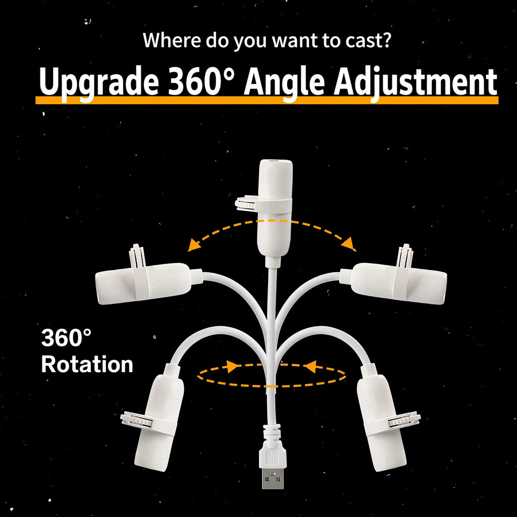 Starry Sky Light USB Plug in 360°Rotating Projector Night Light Bedroom Creative LED Night Light Moon Star Atmosphere Night Lamp