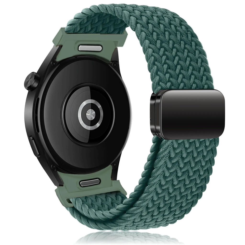No Gaps Band For Samsung Galaxy Watch 6 4 classic/5 pro 47mm 43mm 44mm 40mm magnetic Braided bracelet Galaxy watch6 watch4 strap