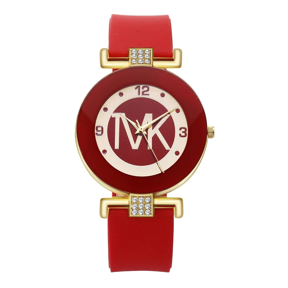Luxury Watch For Women Silicone Diamond Waterproof Quartz Wristwatches Ladies Sports Montre Femme Zegarek Damski Gift Clock Men