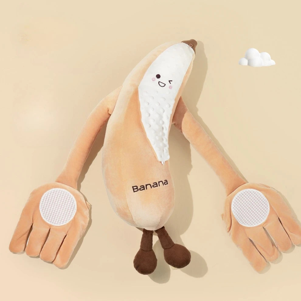 Cute Baby Sleeping Pillow Startle Prevention Scallion Banana Style Baby Patter Sleep Toy Newborn Bedding Automatic Palm Patting