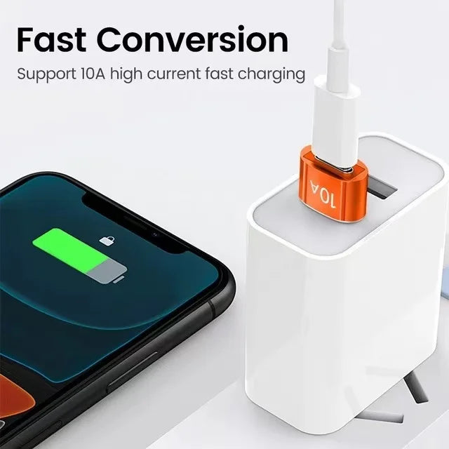 10A /6AUSB A To USB C OTG Adapter Type C to USB Converter USB 3.0 Adapter For Xiaomi 14 MacBook USB To Type C OTG Connector