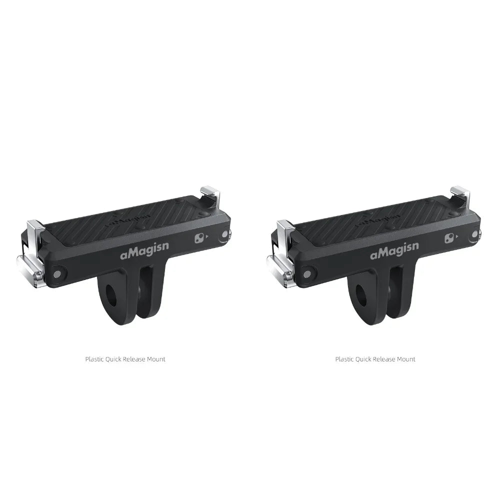 aMagisn Quick Release Mount for Insta360 Go Ultra, Plastic Magnetic Base with Stainless Steel Claws for Go Ultra Accessories