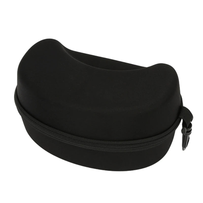 EVA Goggles Protective Case for Ski and Snowboard Eyewear of All Shapes & Sizes, Snowboard Goggles Case with Carabiner