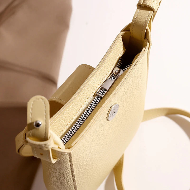 New Women Handbags Fashion Female PU Leather Shoulder Bags Phone Purse Ladies Large Capacity Crossbody Bags Small Portable Flap