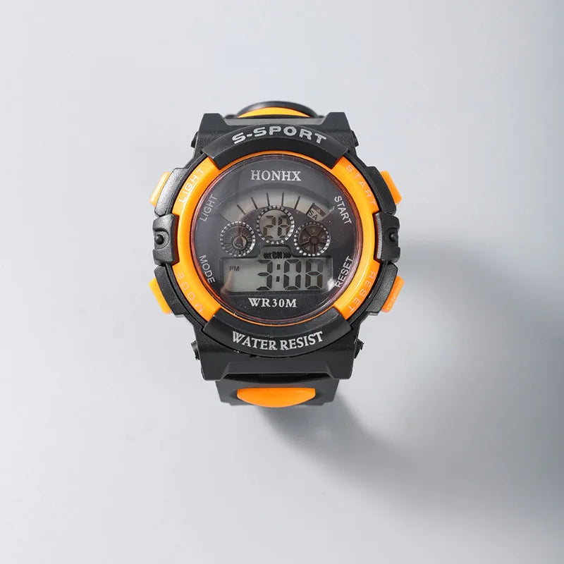 Children Watch Sport Kids Watches Silicone Strap Waterproof LED Digital Watch For Kid Children Student Girl Boy Wristwatch Clock