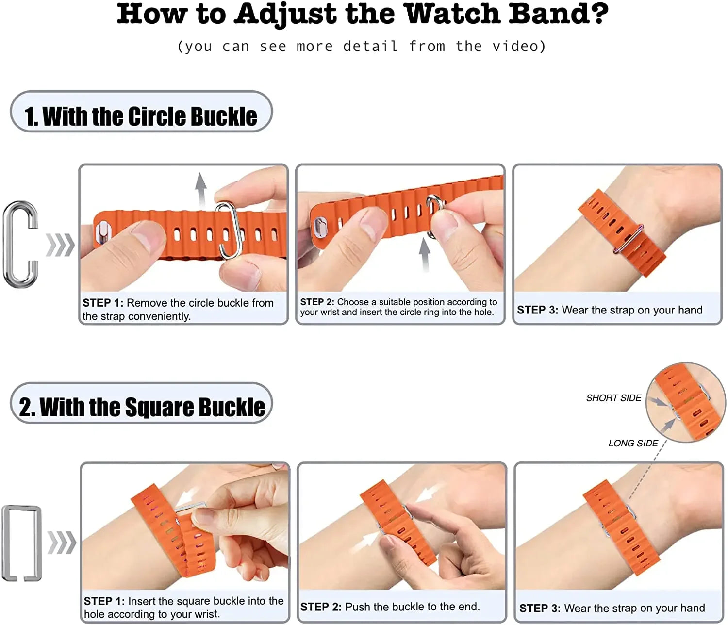 Ocean Strap For Apple Watch Ultra 3/2 Band 49mm 11 10 9 8 7 46mm 45mm 41mm Silicone Bracelet Belt iWatch 6 5 4 SE 44mm 42mm band