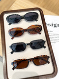 1PC/4Pcs Fashionable Mixed Glasses Set, Oval Glasses, Chic Black, Tortoise Shell Glasses, Suitable for Daily Wear