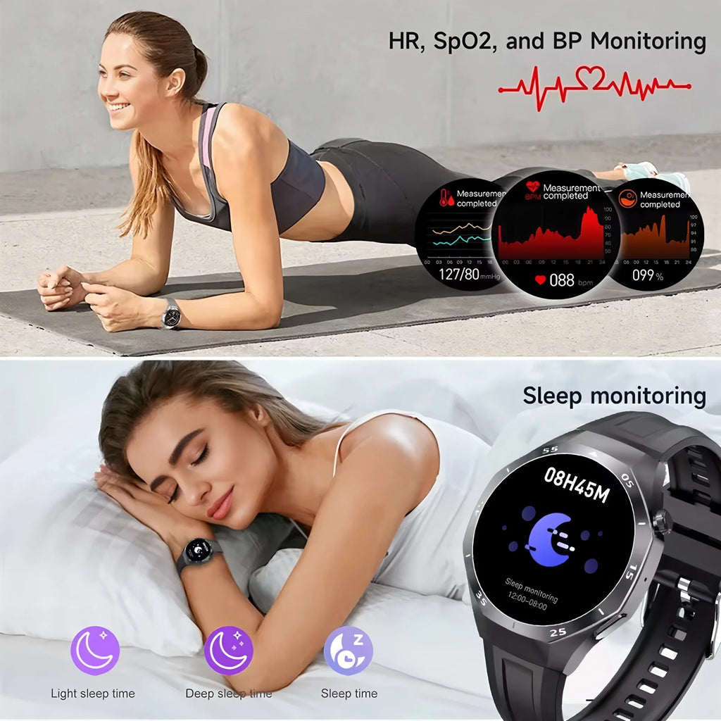 Smart Watch 5 Pro GPS NFC Smartwatch Men 360*360 AMOLED Screen Heart Rate Monitor Bluetooth Call IP67 Waterproof Men Smartwatch