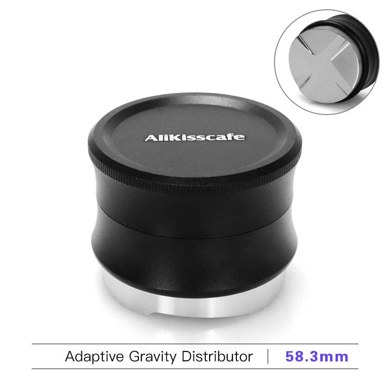 AliKisscafe Coffee Tamper Impact 4 Spring Constant Pressure 30lb 51mm 53.3mm 58.5mm For Breville Espresso Accsesory Barista Tool