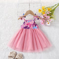 Baby Girls' Floral Sleeveless Chiffon Dress