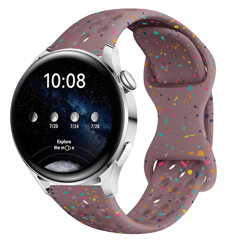 20mm 22mm Silicone Band For Huawei Watch GT6 GT6 Pro 46mm Sport Strap For Huawei Watch GT5Pro GT2 3 4 5 46mm 42mm /GT3Pro 43mm