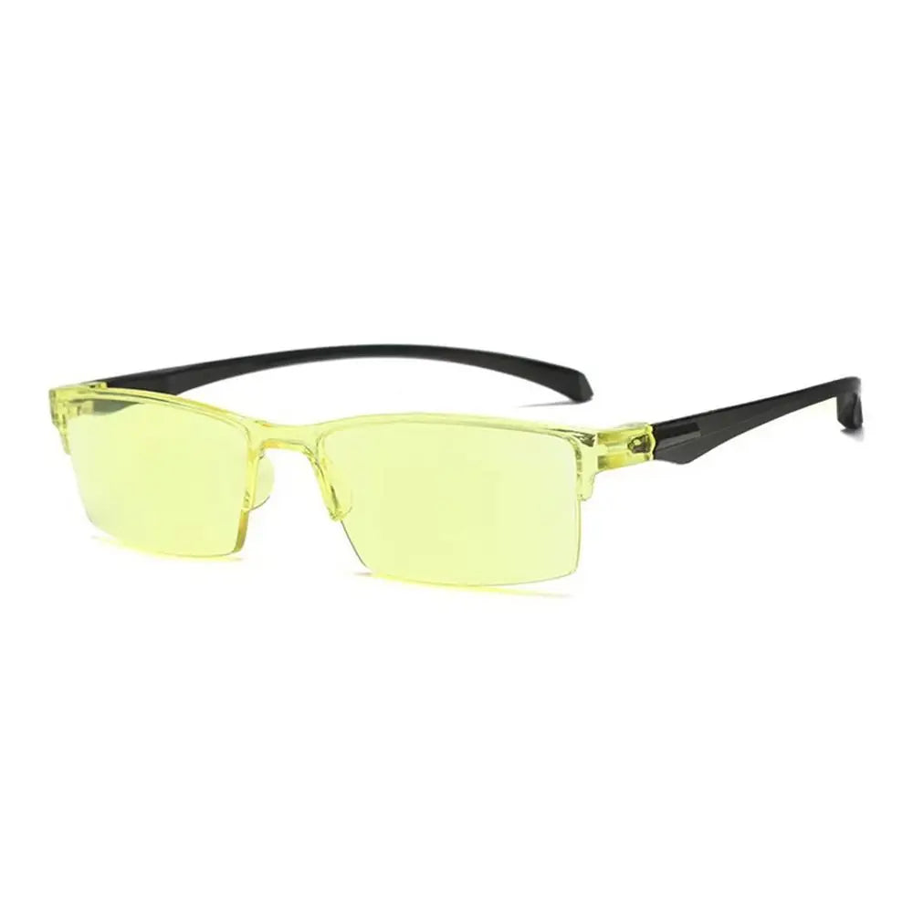 New Anti Blue Ray Reading Glasses Smart Automatic Zoom Reading Glasses Autofocus Power +1.0(100) ~ +7.0(700) Half-Rim Unisex