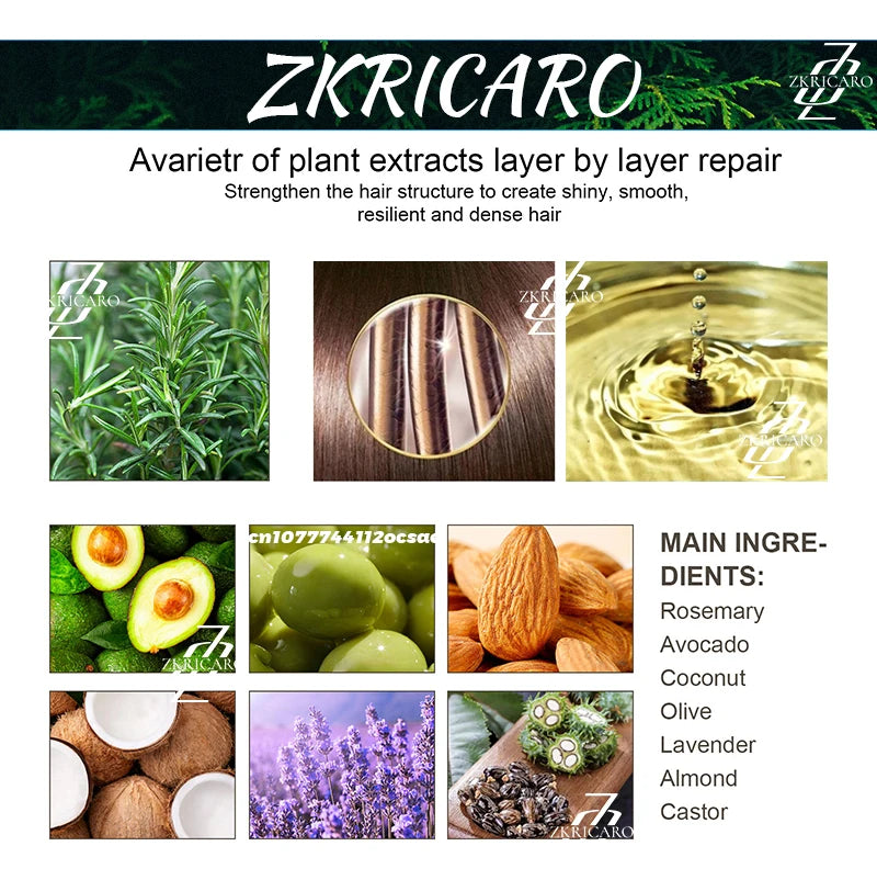 Nourish the scalp ,promote vigorous hair growth