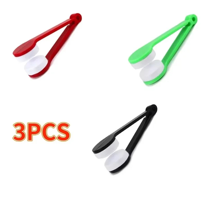 Glasses Cleaning Rub Portable Multifunctional Mini Eye Glasses Cleaner Brush Sunglasses Spectacles Microfiber Wiping Tools