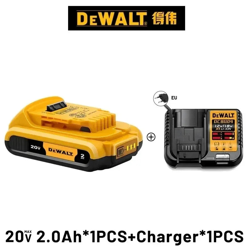 Original DEWALT battery 20V/60V 6000mAh 9000mAh rechargeable Li-Ion battery ,Dewalt tool battery, charger，electric drill，DCD805，