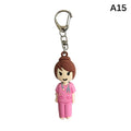 Syringe-Shaped Ampoule Bottle Opener Keychain Rubber Cutter Aid Medication Vial Breaker Tool For Home Nurses And Doctors