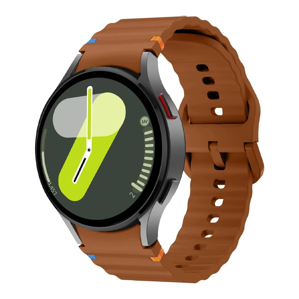 Original Sport Straps for Samsung Galaxy watch 4/5 Pro/6/7/6 classic 44mm 40mm 45 Silicone bracelet correa Galaxy watch 7 Band